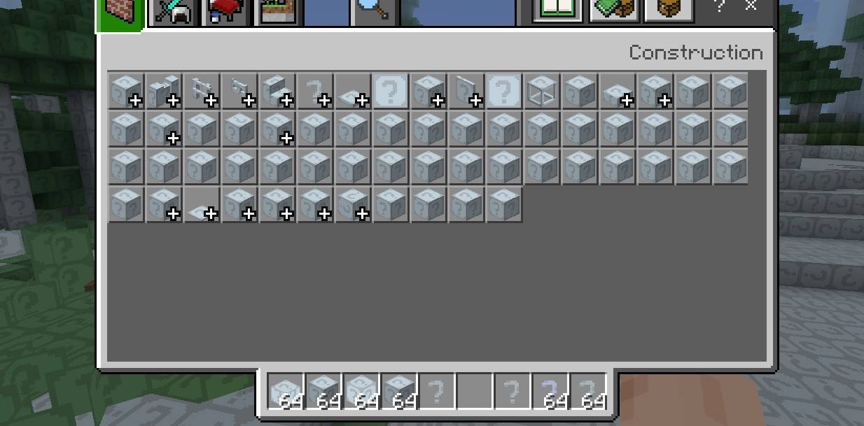 Just One - Minecraft But All Blocks And Items Have The Same Texture — screenshot 6