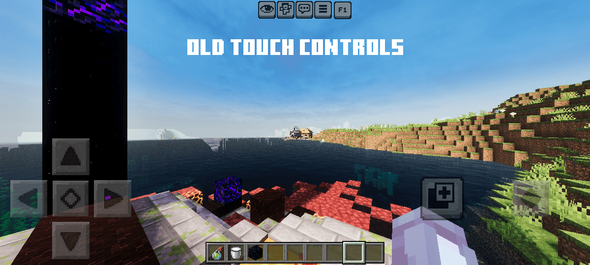 PandaMine's Enhanced Touch Controls (Invisible Touch Buttons, Inventory Button Hider, F1 Button) — screenshot 3