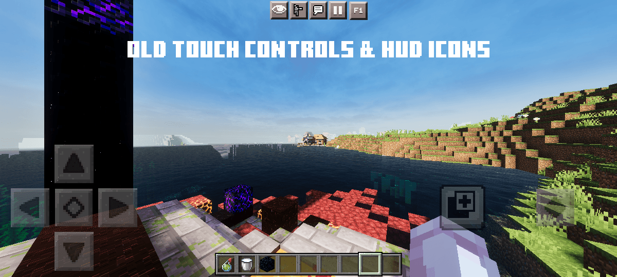 PandaMine's Enhanced Touch Controls (Invisible Touch Buttons, Inventory Button Hider, F1 Button) — screenshot 4