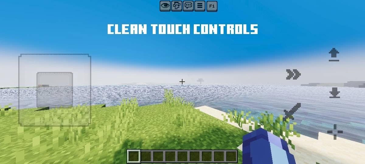 PandaMine's Enhanced Touch Controls (Invisible Touch Buttons, Inventory Button Hider, F1 Button) — screenshot 5