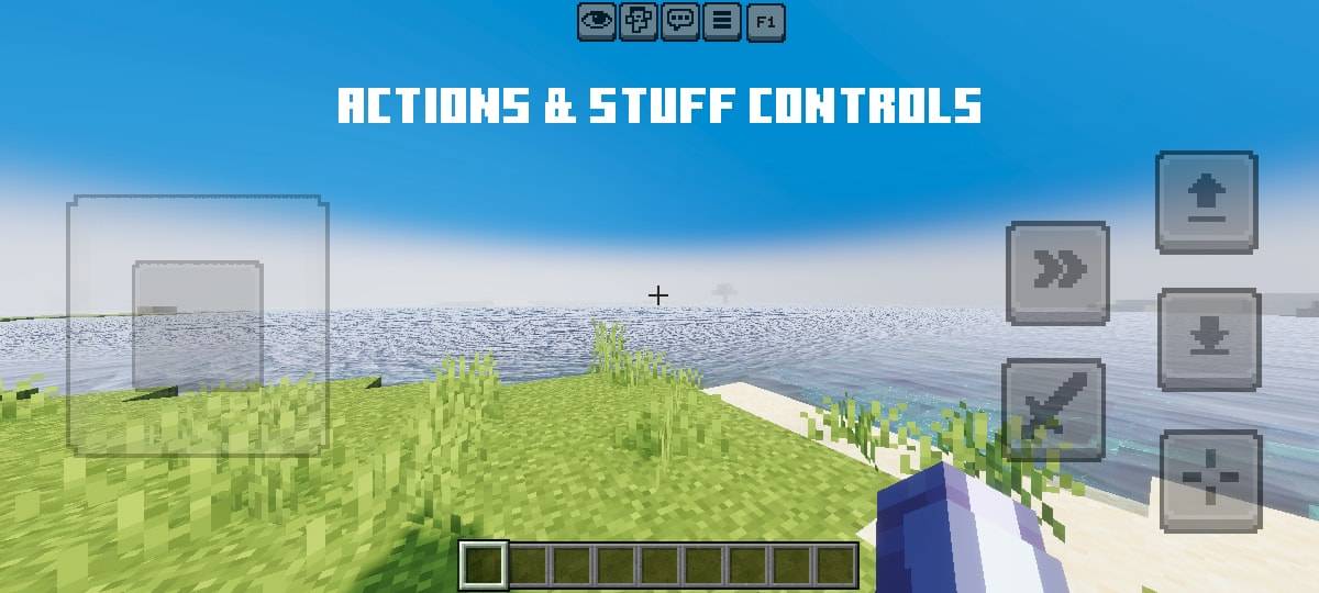 PandaMine's Enhanced Touch Controls (Invisible Touch Buttons, Inventory Button Hider, F1 Button) — screenshot 6