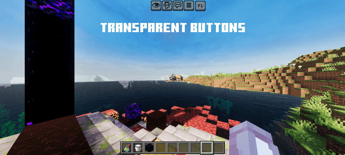 PandaMine's Enhanced Touch Controls (Invisible Touch Buttons, Inventory Button Hider, F1 Button) — screenshot 7