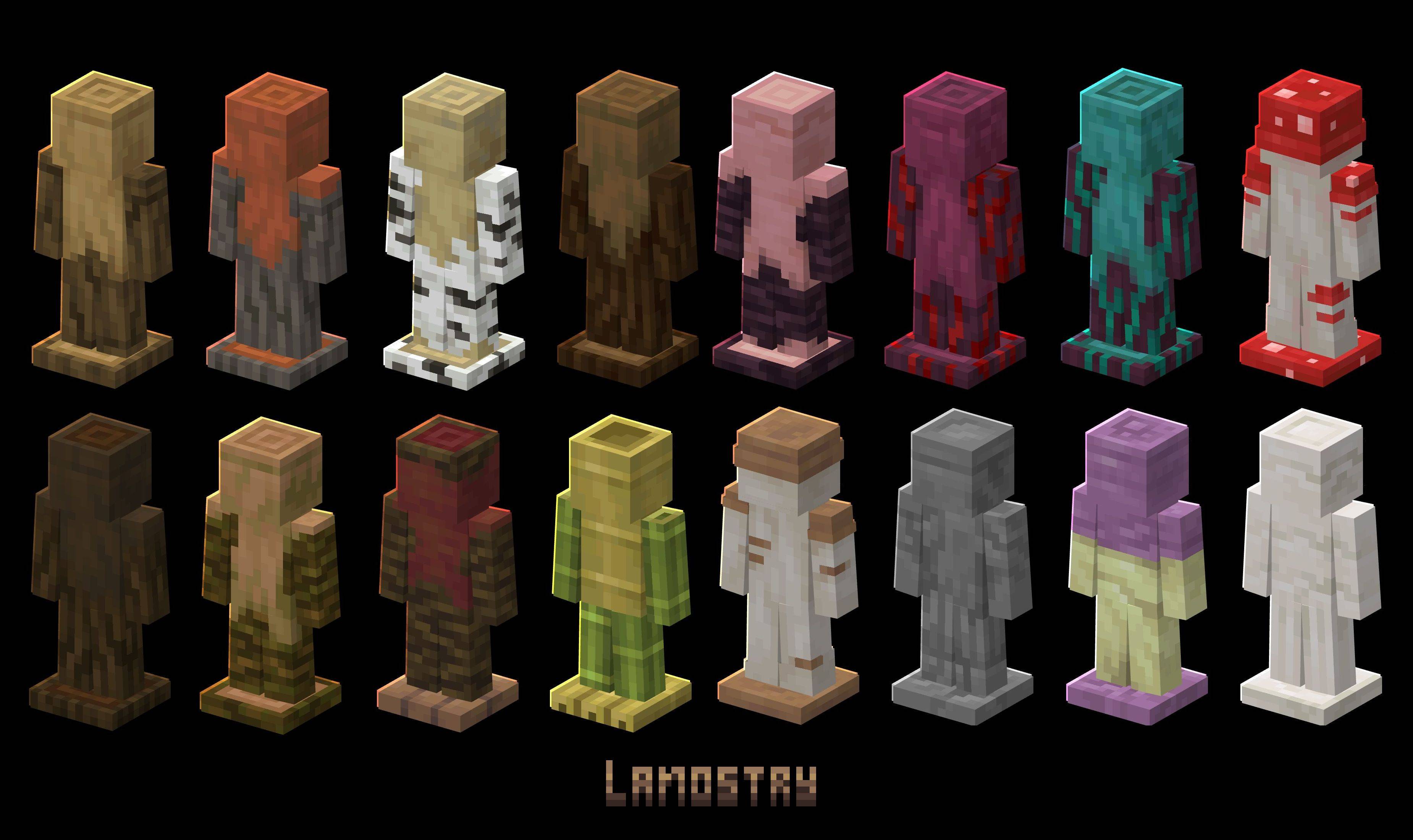 Lanostry's armor stands bedrock — screenshot 1
