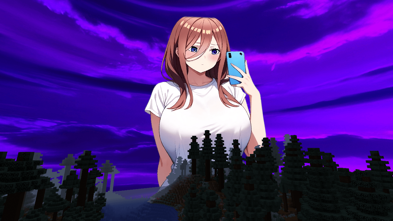 Miku Nakano sky night — screenshot 2
