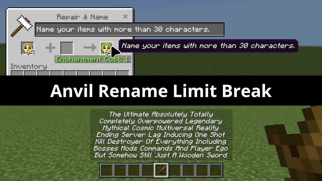 Anvil Rename Limit Break — screenshot 1