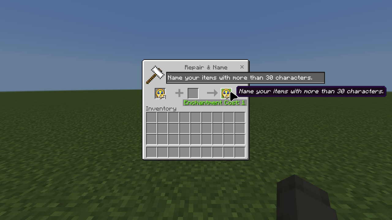 Anvil Rename Limit Break — screenshot 2