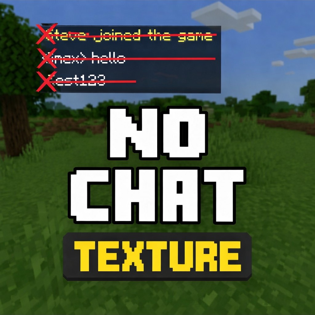 No Public Chat — Minecraft Bedrock Texture Pack Download
