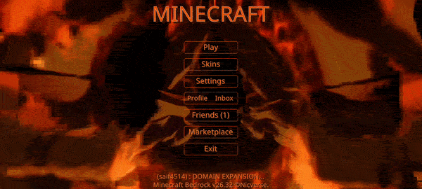 Animated JJK Domain Expansion UI — screenshot 1