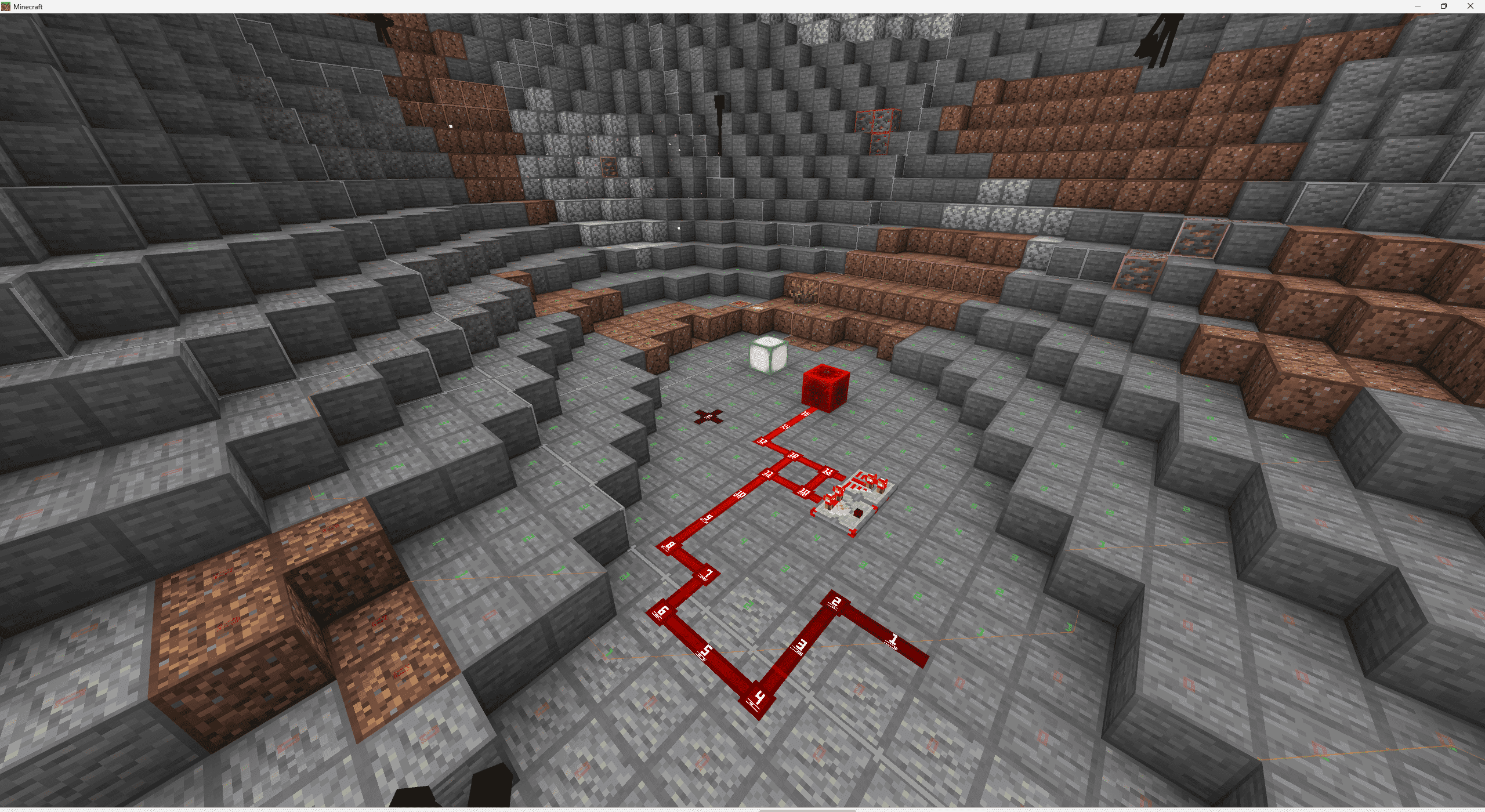 红区亮显夜矿透 RedstoneTech Shader — screenshot 1
