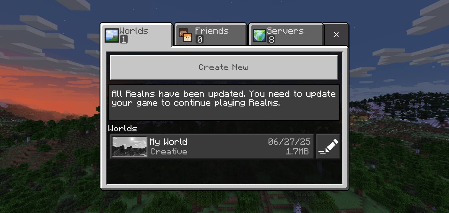New Bedrock UI icons — screenshot 3