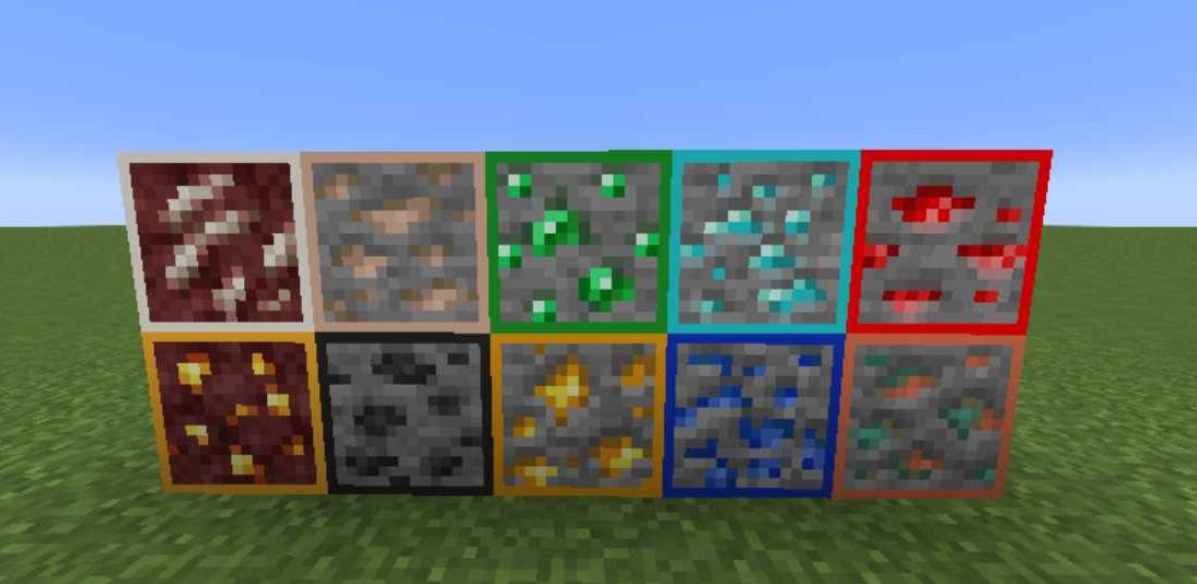 Simple ores outline — screenshot 1