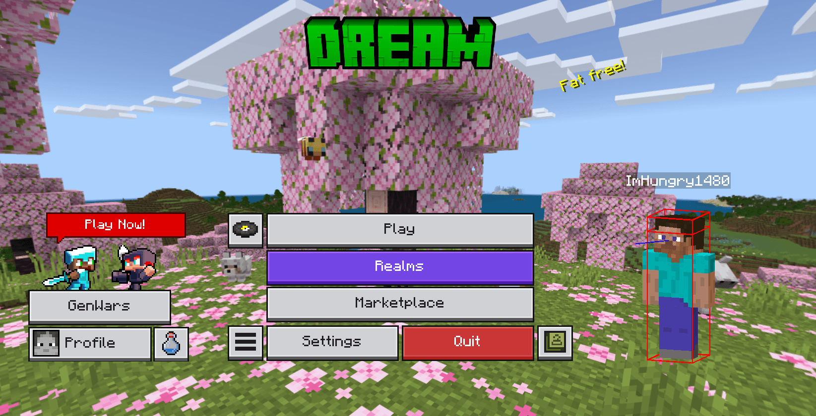 Custom Dream theme texture pack — screenshot 1