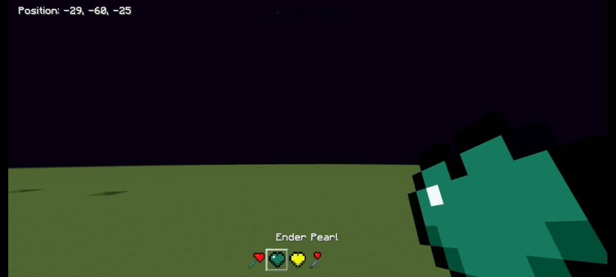 Heart lovely texture pack.now ender pearl totem mace trident are heart making them more unique beautiful  — screenshot 3