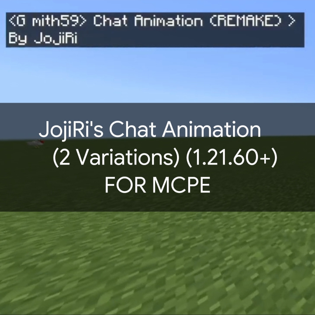 JojiRi's Chat Animations!