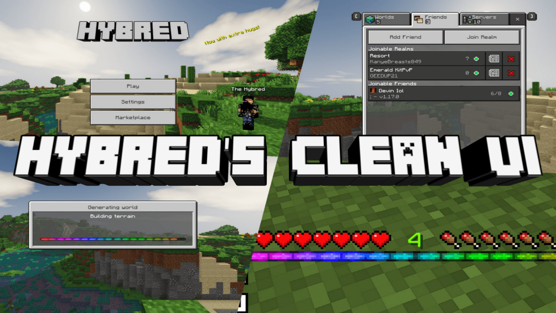Hybred's Clean UI — screenshot 1