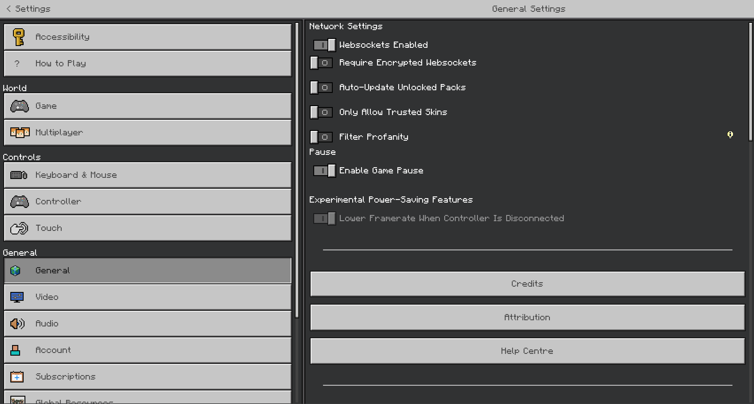Settings Menu Fix — screenshot 1