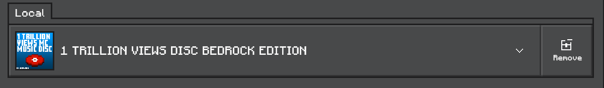 ONE TRILLION VIEWS MC MUSIC DISC (Bedrock Edition) — screenshot 3