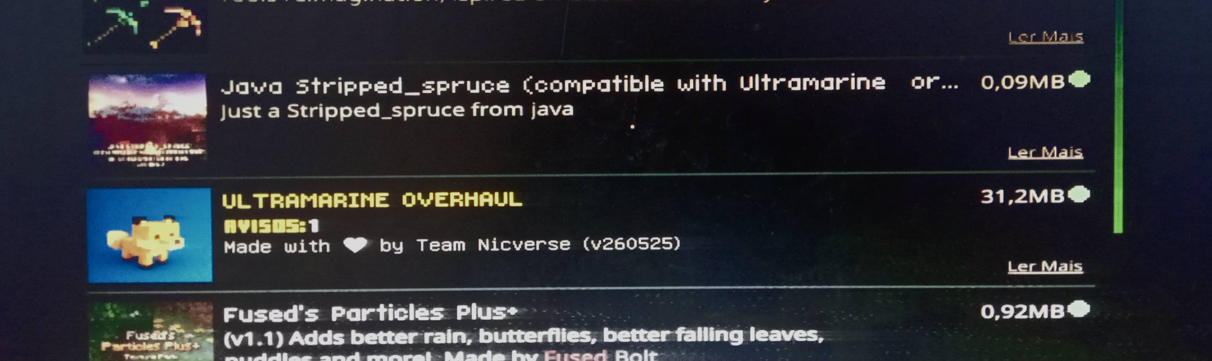 JAVA Stripped spruce (compatible with Ultramarine OverHaul/Saturated texture) — screenshot 5