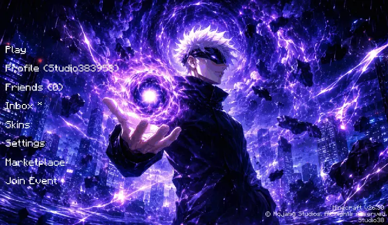 Animated Menu - Gojo Jujutsu Kaisen — screenshot 1