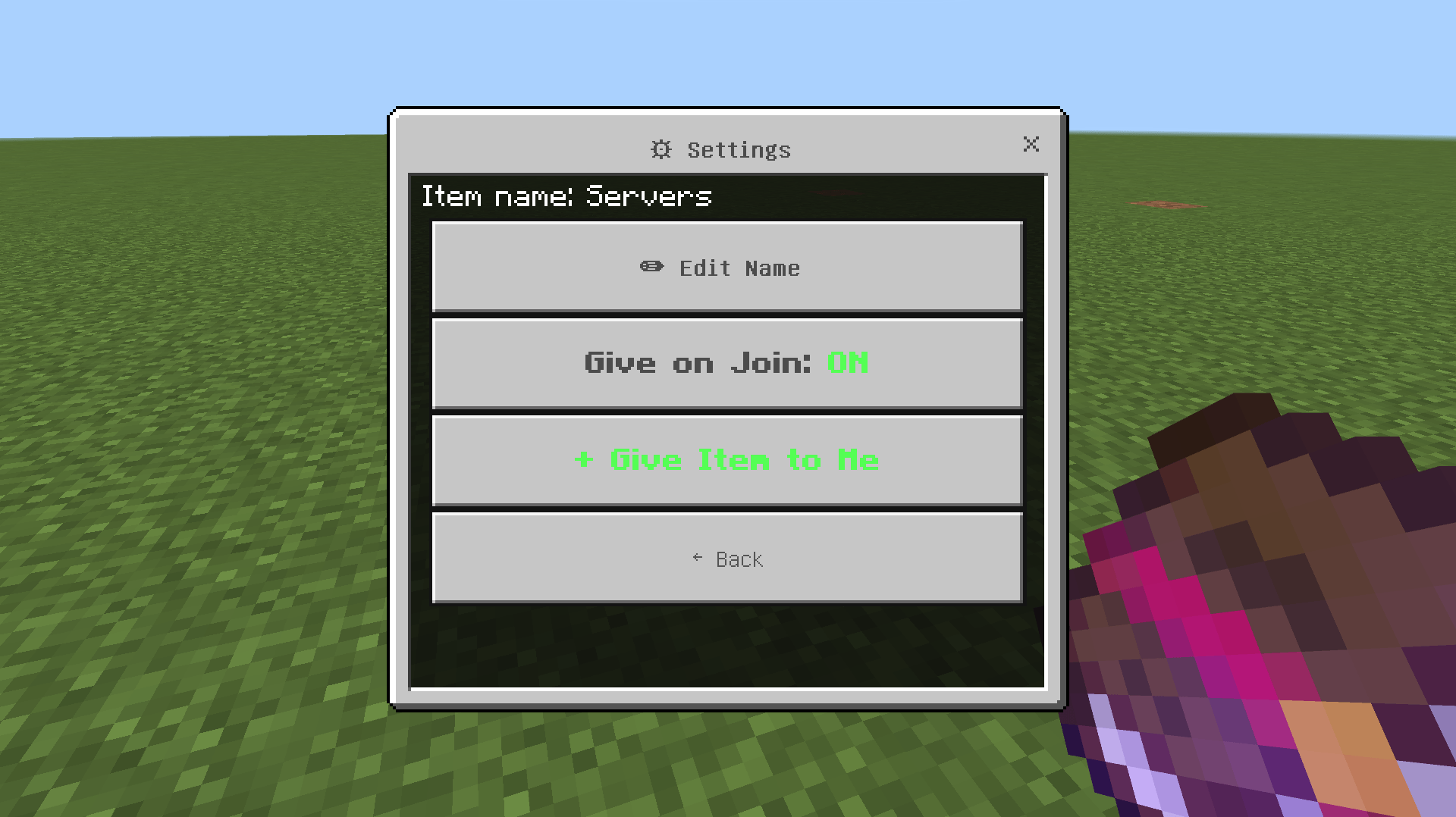 Server Hub Menu — screenshot 4