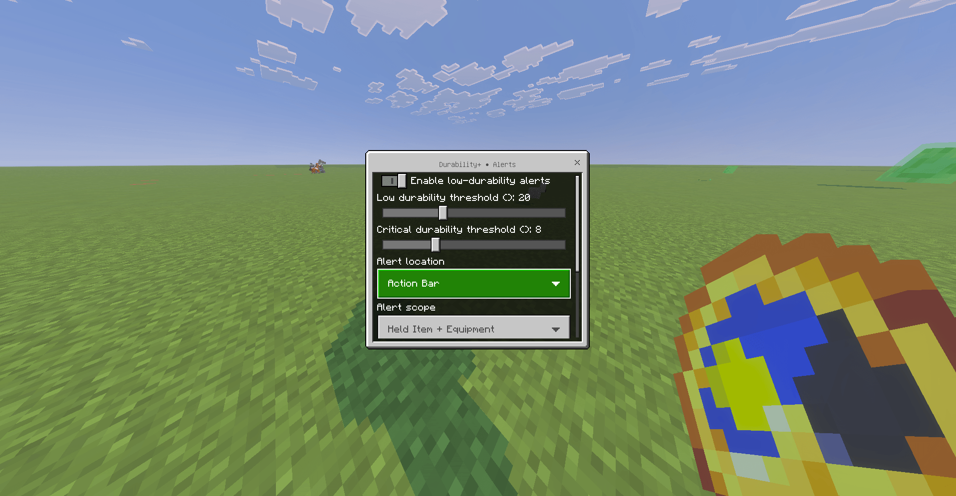 Durability+ – View Item Durability in Real-Time! — screenshot 4