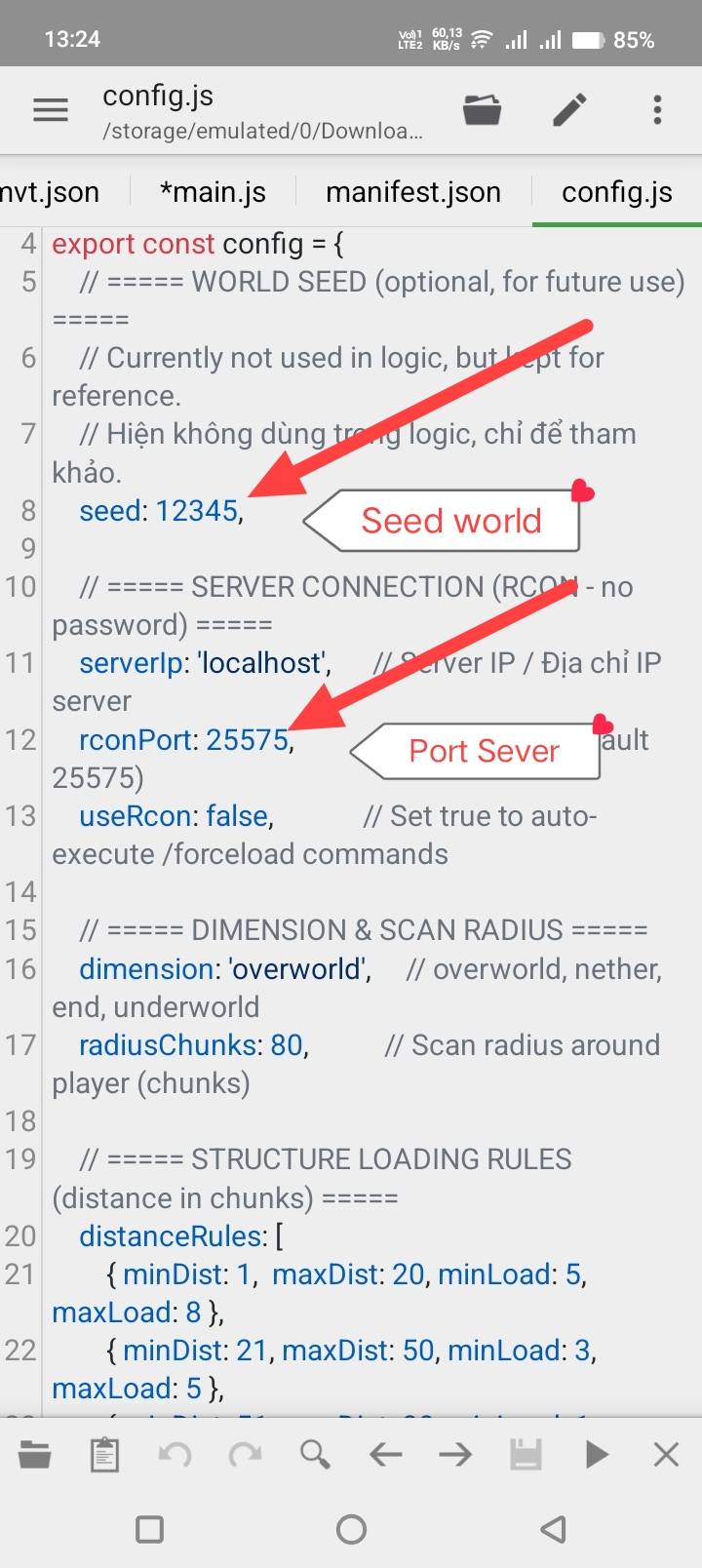 🇻🇳Chunk Loader Vanilla Dungeons Sever — screenshot 3