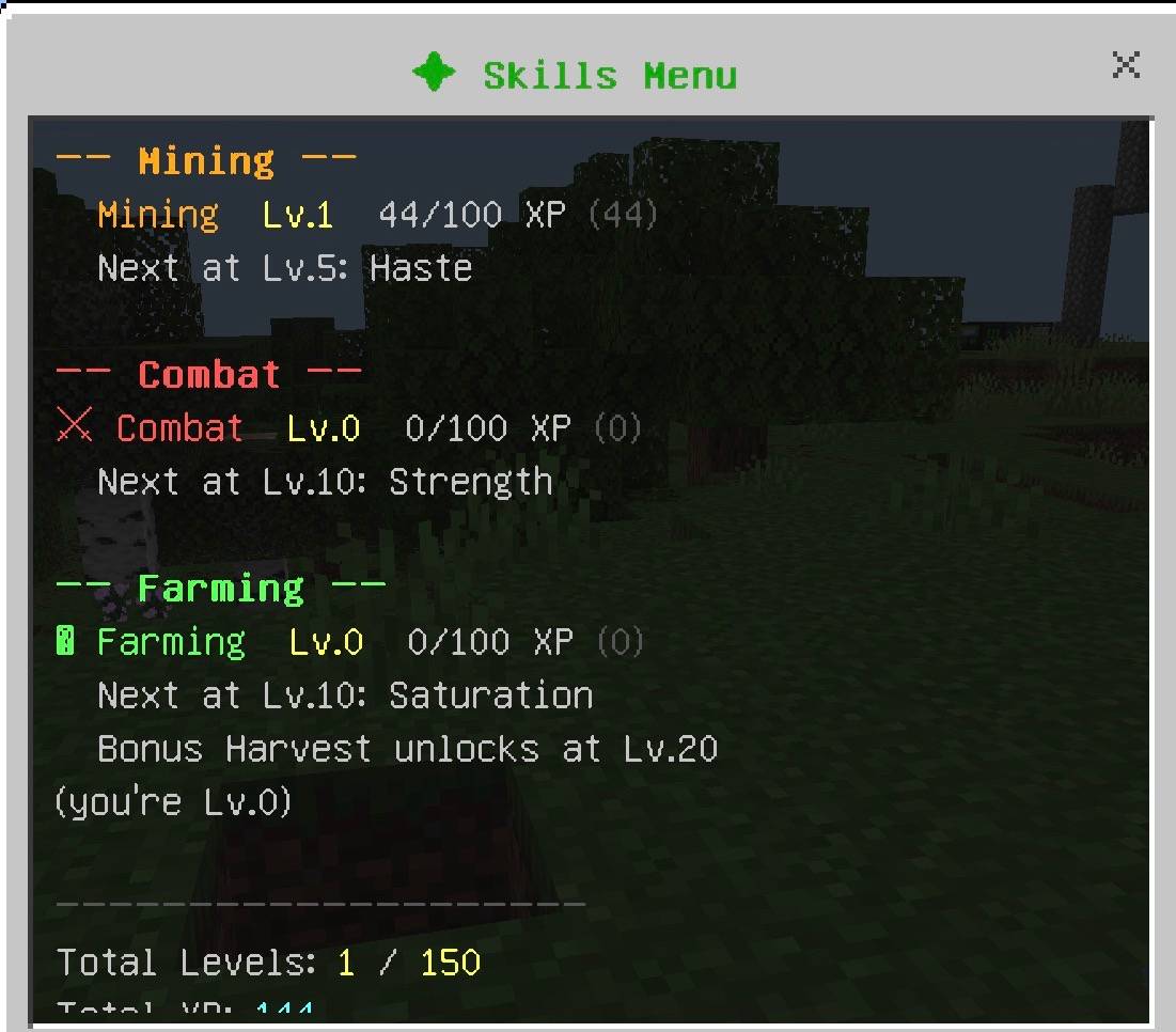 Skills Mod — screenshot 1