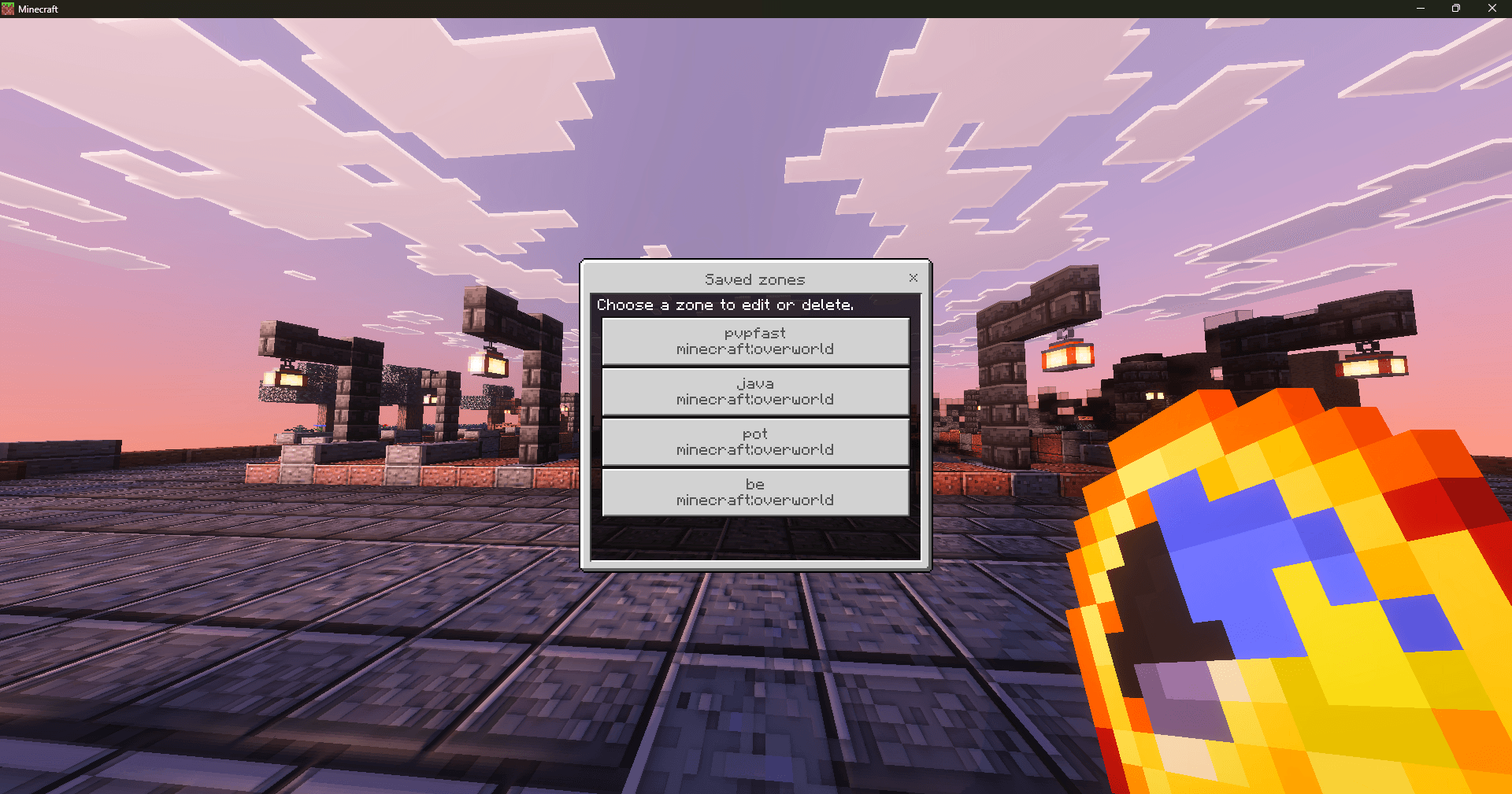 custom kb and combo fly with tick between hits customizable by zones — screenshot 8