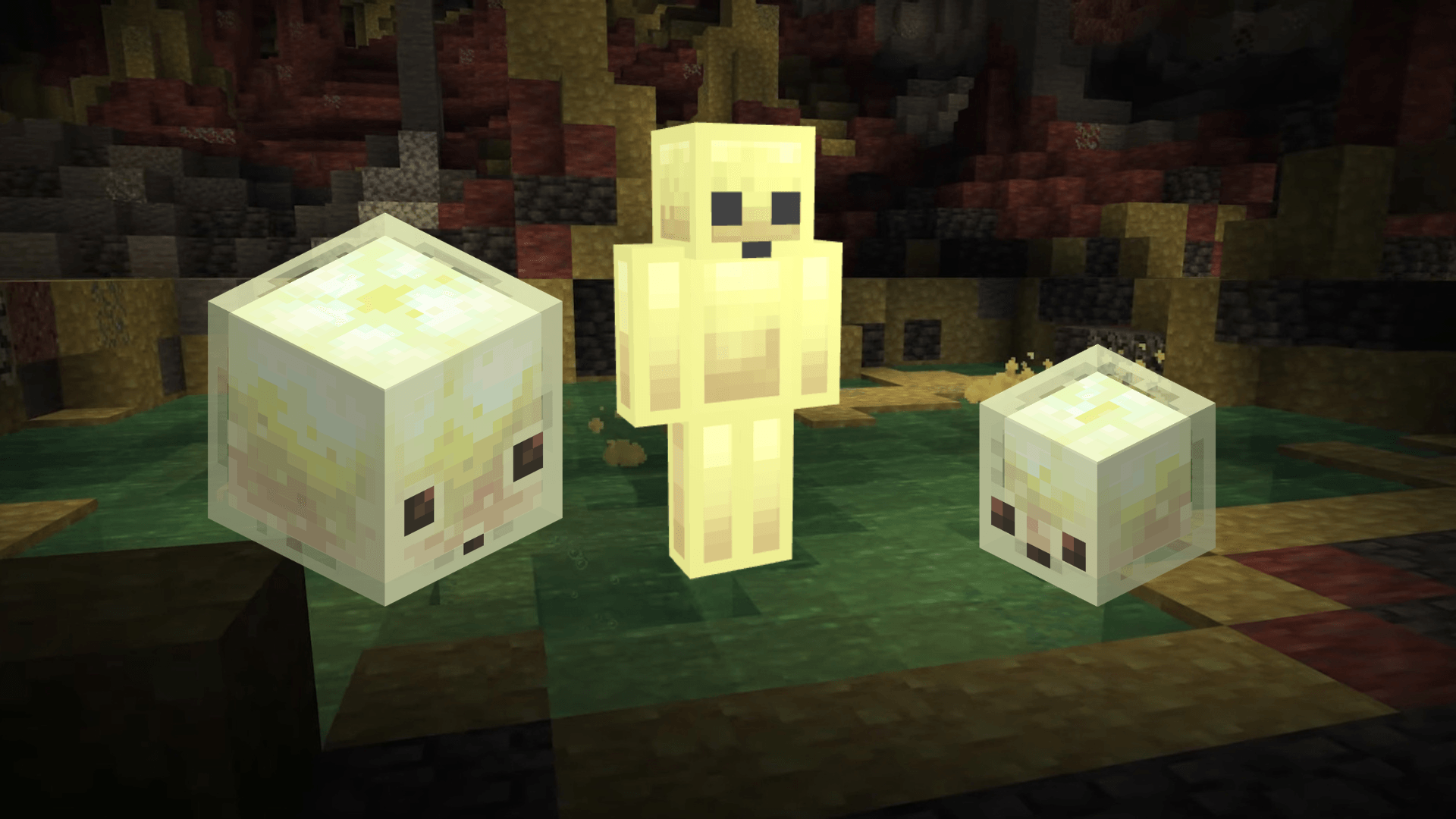 Sulfur Cube Skin Pack — Minecraft Bedrock Skin Pack Download