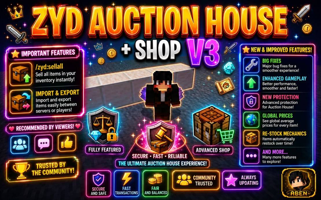 Auction House + Shop V4.6 NEW UPDATE — screenshot 3