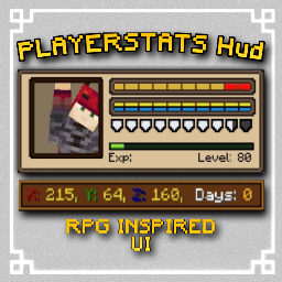 Bosya's PlayerStats HUD – RPG Inspired UI v1.2.4 — screenshot 1