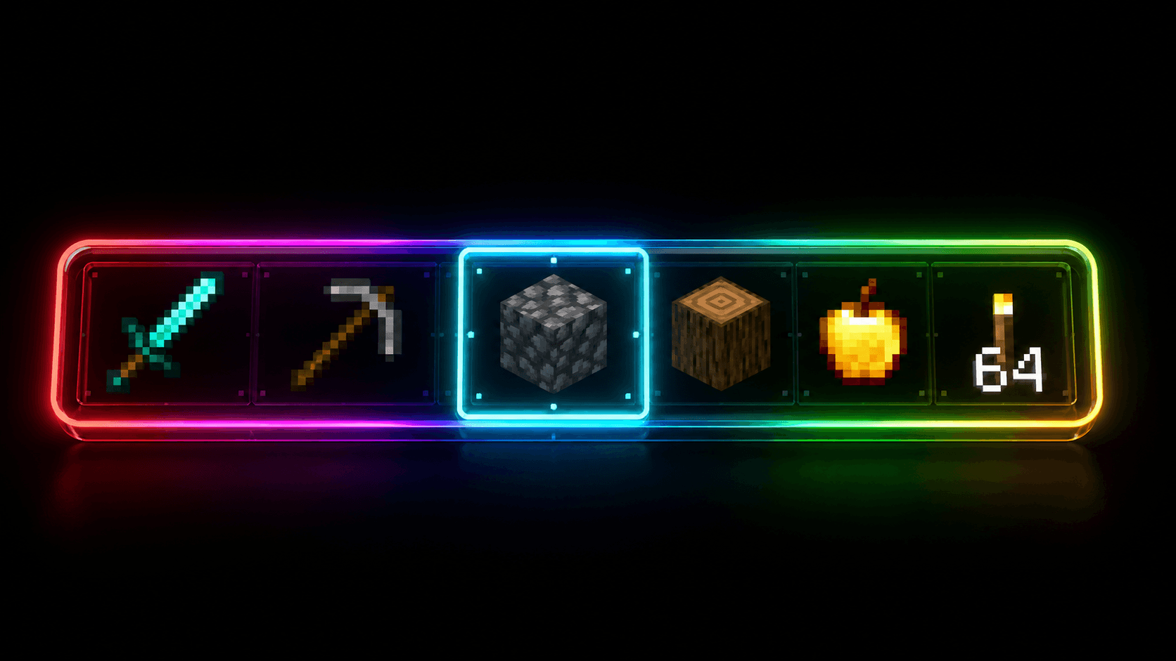 CustomCraft UI PRO — RGB HUD & Custom Crosshair — screenshot 1