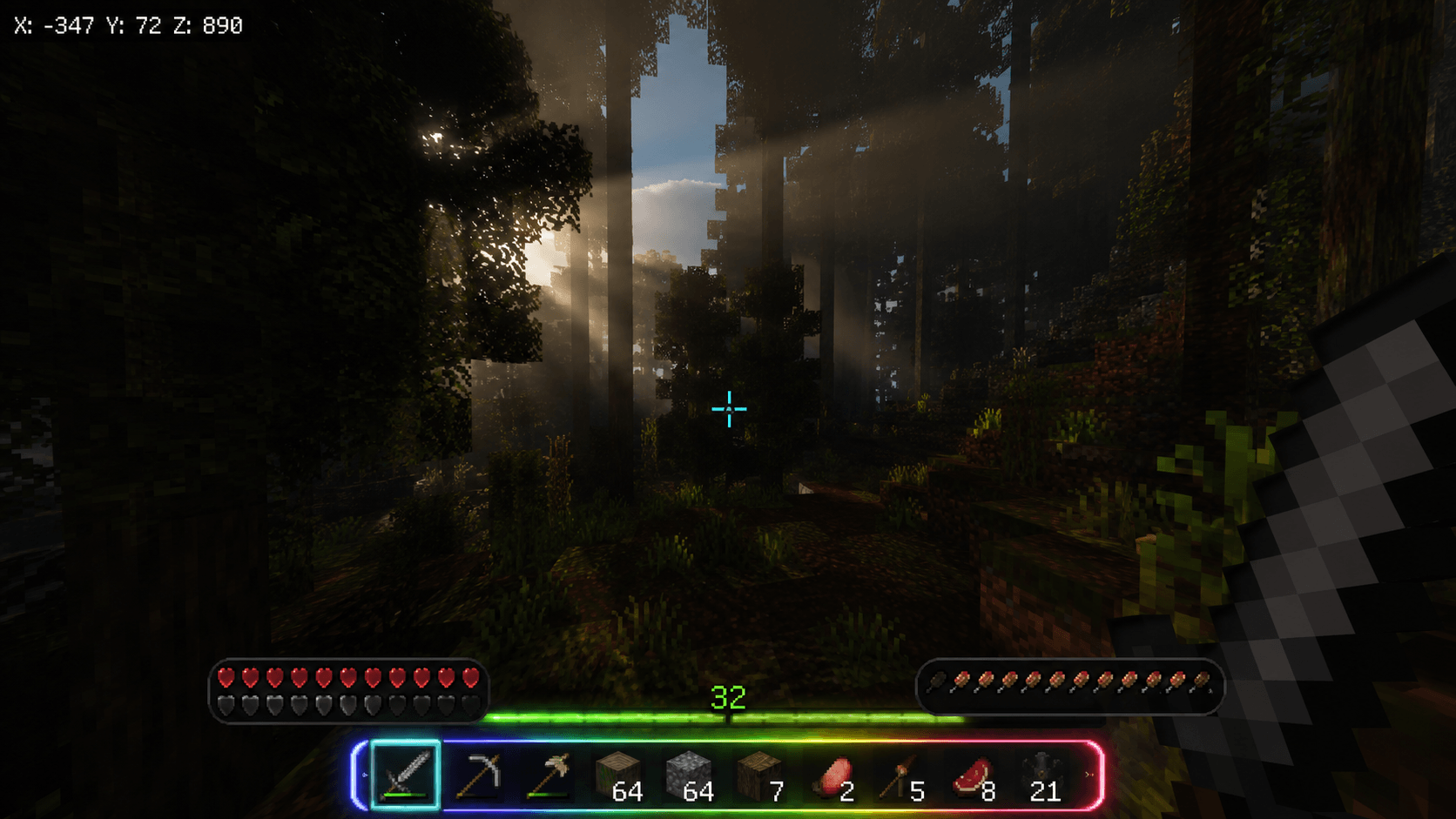 CustomCraft UI PRO — RGB HUD & Custom Crosshair — screenshot 2
