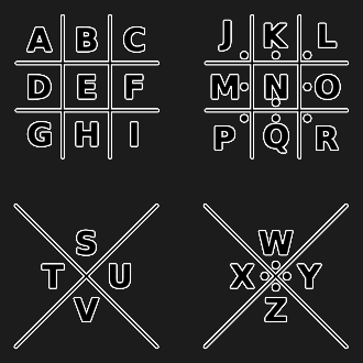 Pig Pen Cipher — screenshot 2
