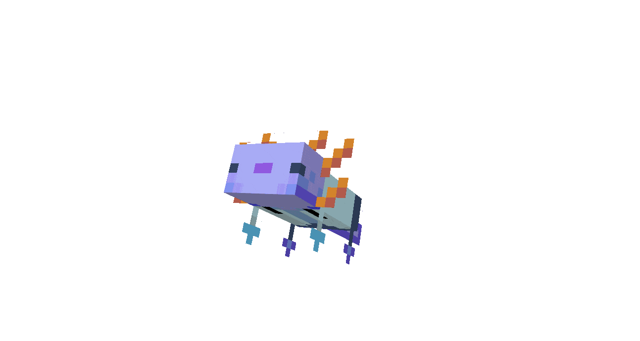 Axolotl Attire Texture Pack [1.17+] — screenshot 2