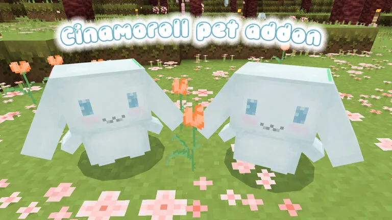 Cinamoroll pet addon | Minecraft Mod PE