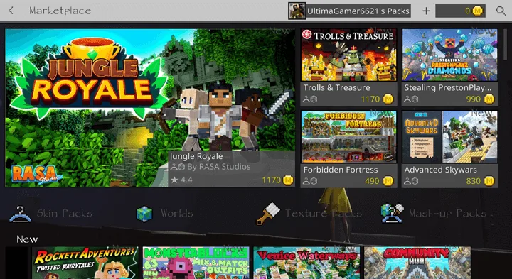 Little Nightmares GUI V2 | Minecraft PE Texture Pack — screenshot 4