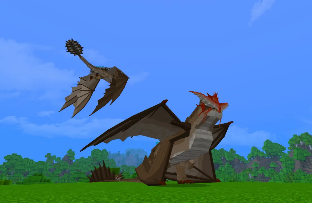 How to Train Dragon By SPM (V.0.0.7) | Minecraft Addon — screenshot 4