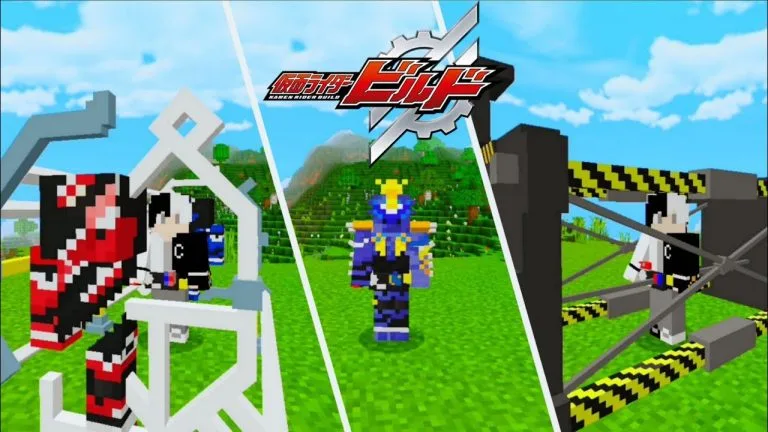 Kamen Rider Build for Minecraft Bedrock/PE 1.19++