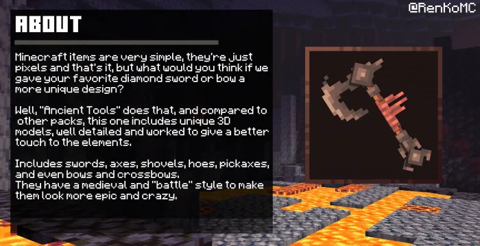 Ancient Tools | Custom 3D Items — screenshot 1