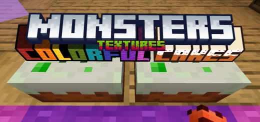 Monsters Textures: Colorful Cakes