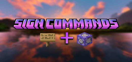 Sign Commands 1.21.70+