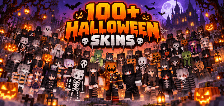 HALLOWEEN SKINS 100+