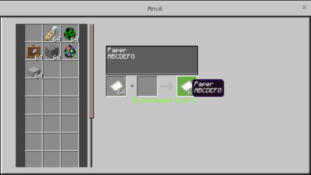An Anvil That Can Name Items In New Lines — screenshot 4