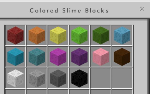 Colored Slime Blocks — screenshot 2