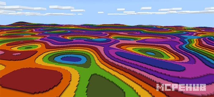 SG Colored Terrain Map