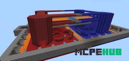 EzCraft's Red Vs Blue Map — screenshot 2