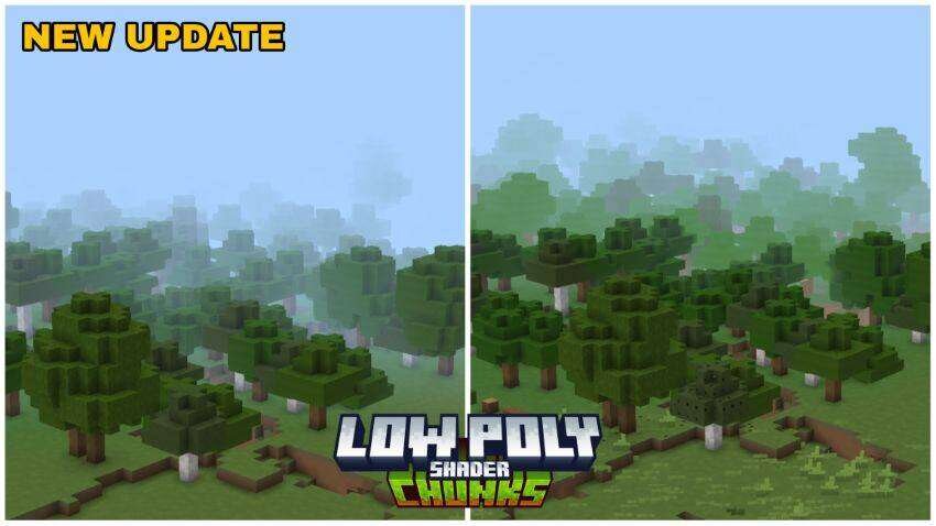 AZIFY Low Poly Chunks | Lower quality of far chunks Textures — screenshot 4