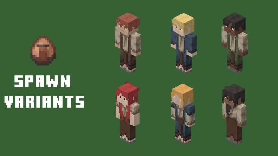 Vanilla Humanoid Villagers Textures — screenshot 4