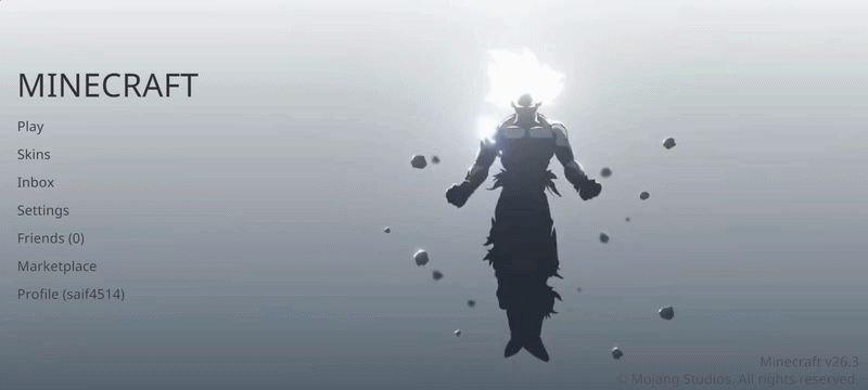 Animated Menu: Goku Ultra instinct — screenshot 2